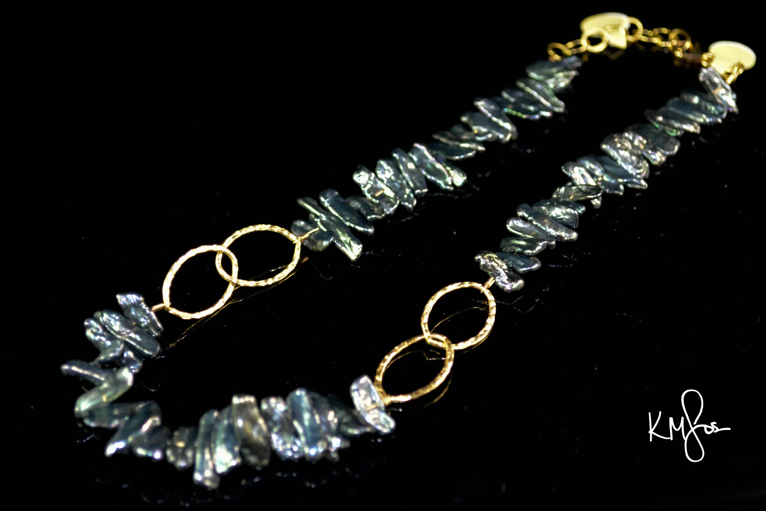 Black Freshwater Pearls on 14K Gold Filled