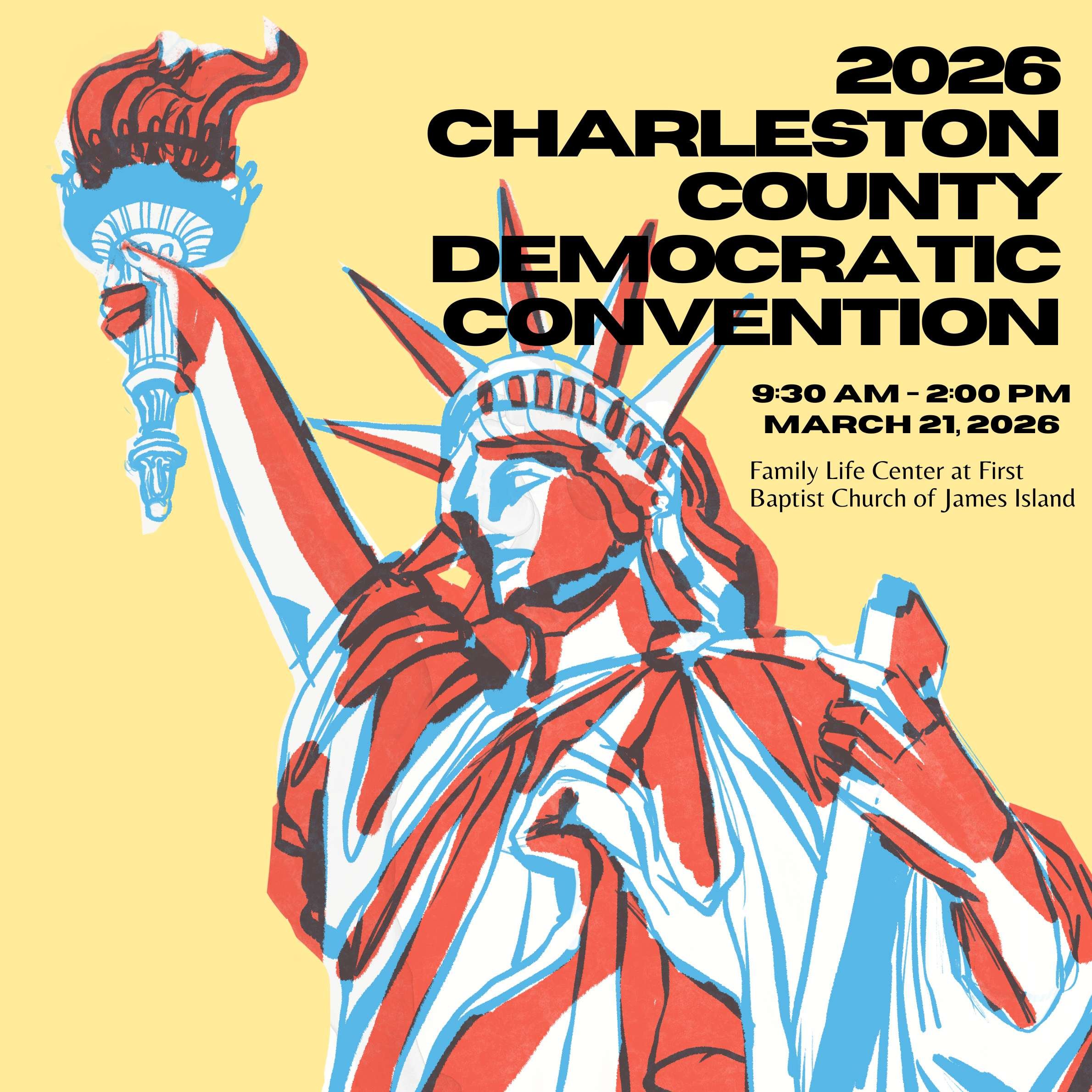 Join us for this year's Charleston County Democratic Party Convention!