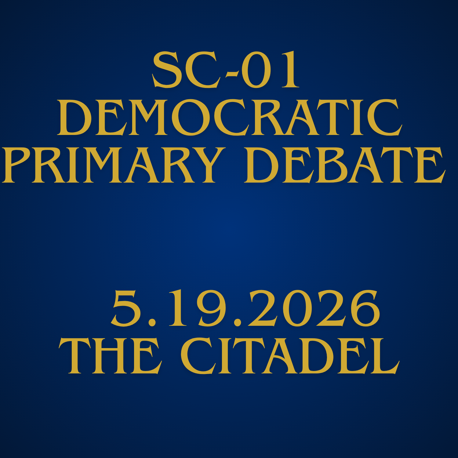 SC-01 Democratic Primary Debate!