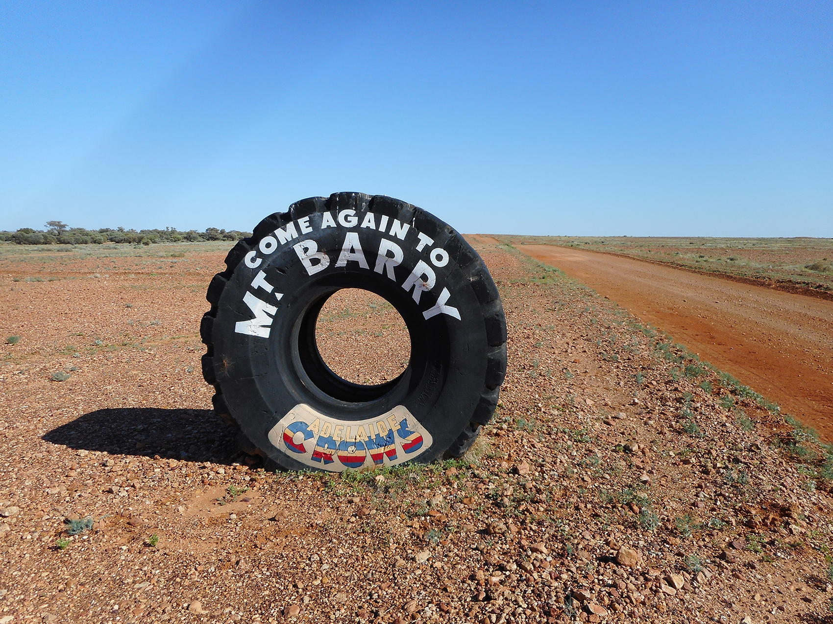 Mt Barry Station driveway