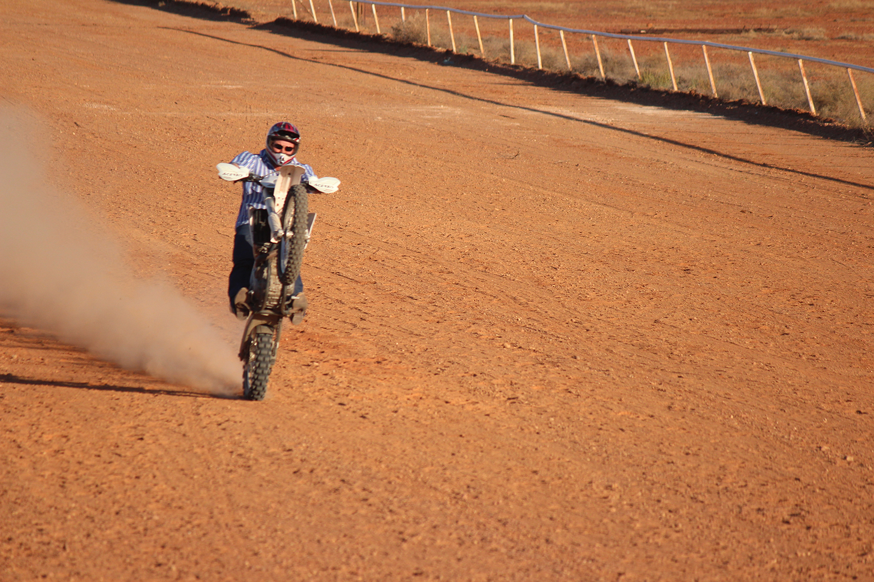 Mono motorbike event: Oodnadatta Races and Gymkhana