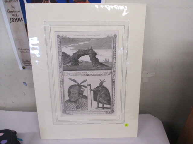 18th CENTURY MAORI WARRIOR ENGRAVING