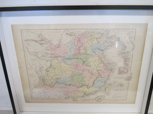 CHINESE EARLY 19TH CENTURY MAP. 1842