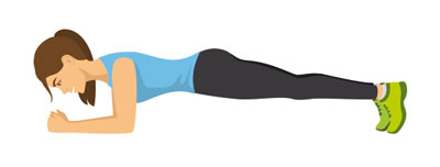 Plank exercise is a perfect exercise for sailors