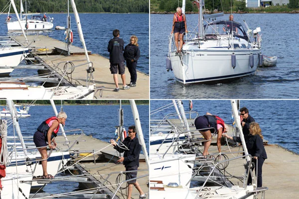 At Docksta Havet Base Camp we care of boat & crew: if possible, we assist sailors during their docking and help them while they are mooring the boat.
