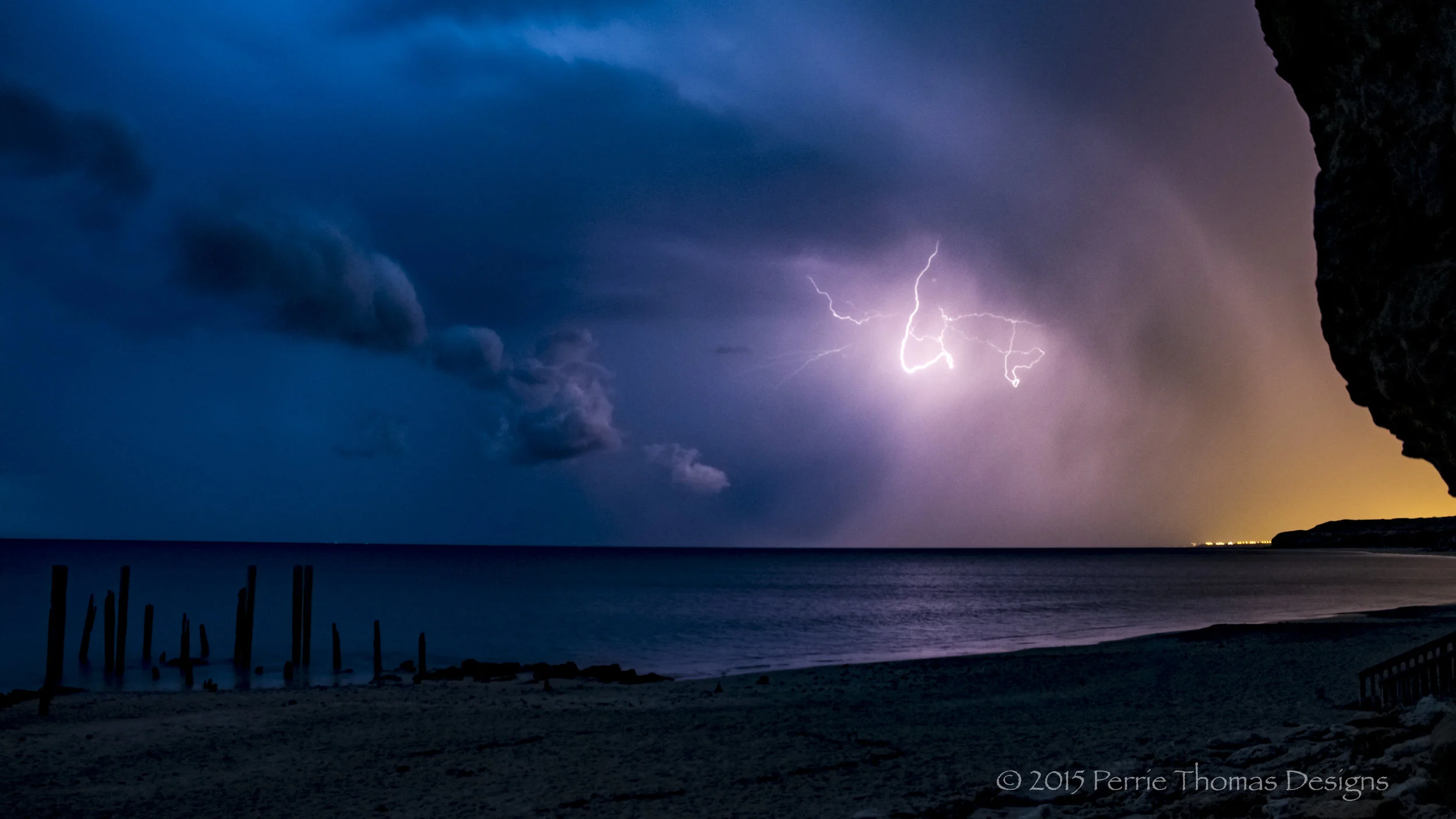 Lightning Storm over Port Willunga, South Australia