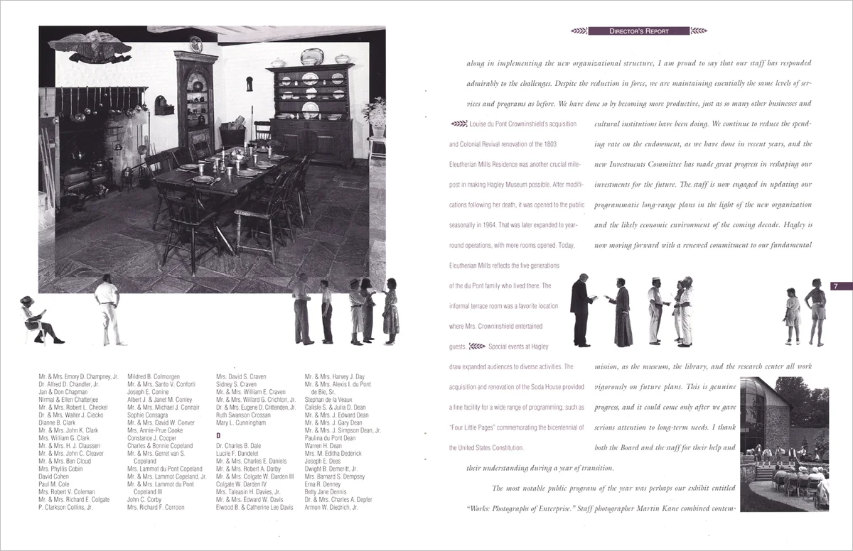 The table is from a display so obviously there wouldn't be people in it. We took the images and inverted the tone on the outside 1/4" to create a frame. Then the people fit in quite nicely. One of our favorite design pieces ever.
