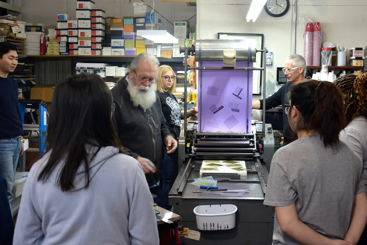 Printing a keepsake for everyone, which you can see at the very bottom.