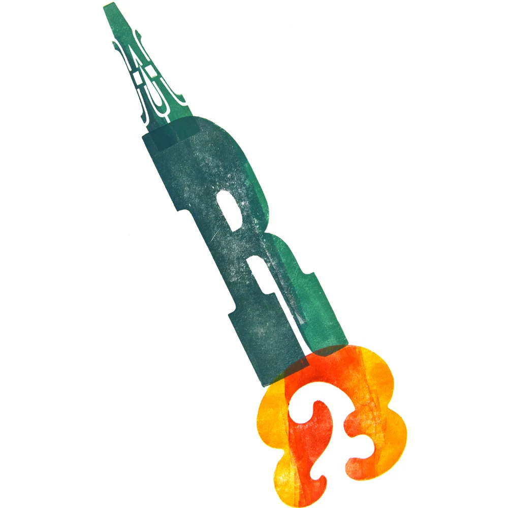 The ampersand makes a great rocket flame.