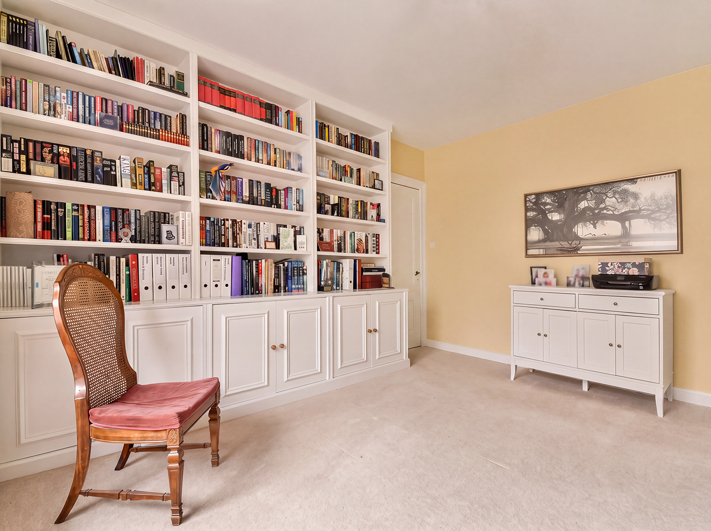 Classic style bookshelves