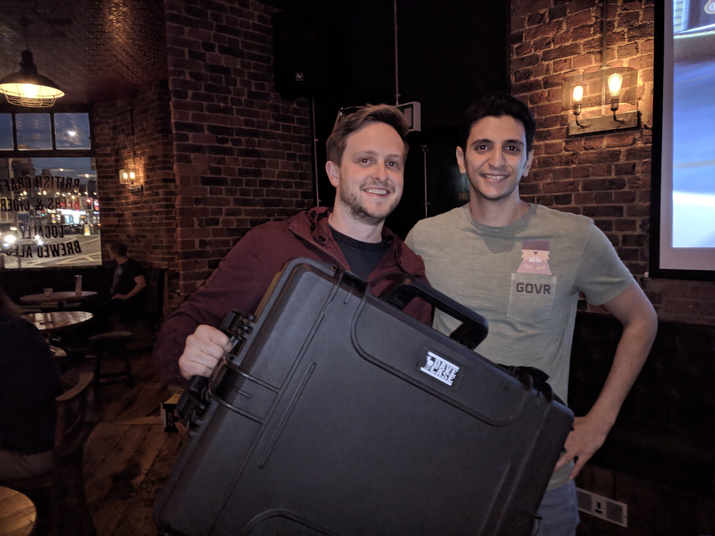 Ed Barton from Curiscope won the Oculus Rift case