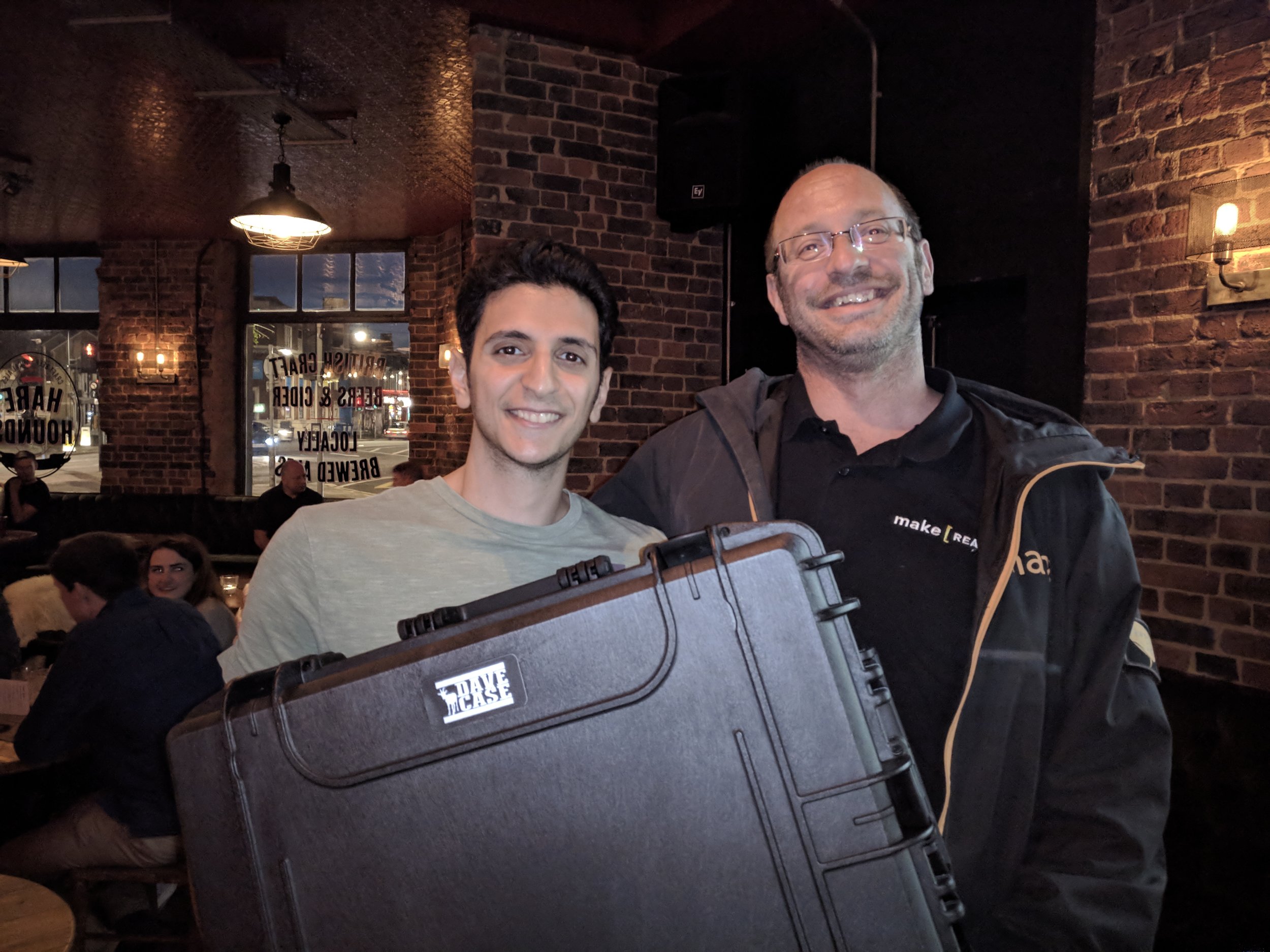 Sam Watts from MakeReal won the HTC Vive case