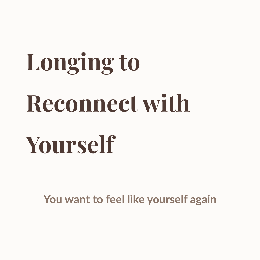 Reconnect with yourself