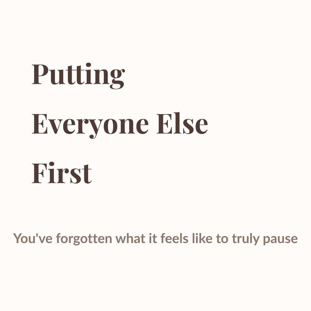 Putting everyone else first