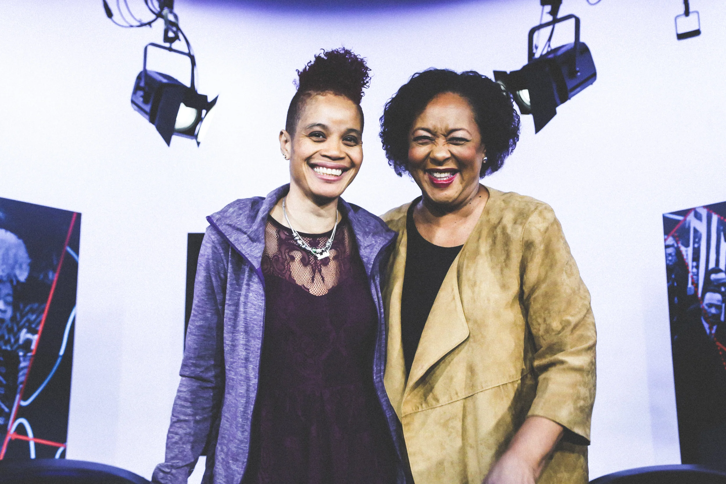  STACEYANN CHIN (left)  Spoken-word poet and activist  CAROL JENKINS (right)  Host for Black America on CUNY-TV   https://youtu.be/LPBNeBj2esE  