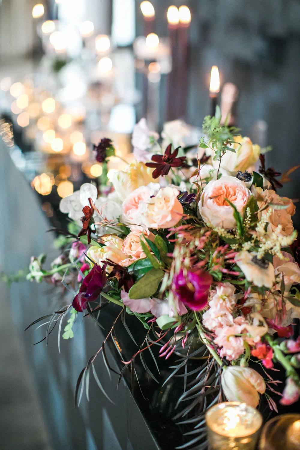 Romantic Edgy Styled Shoot — Pittsburgh Pennsylvania Wedding Florals