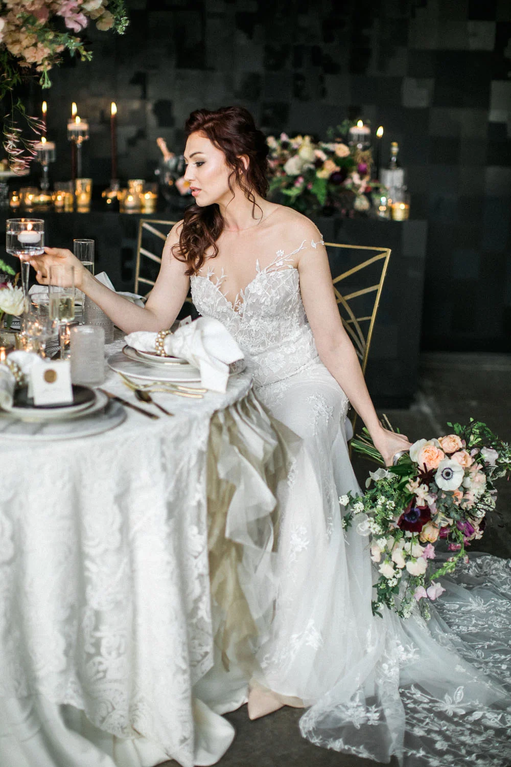 Romantic Edgy Styled Shoot — Pittsburgh Pennsylvania Wedding Florals