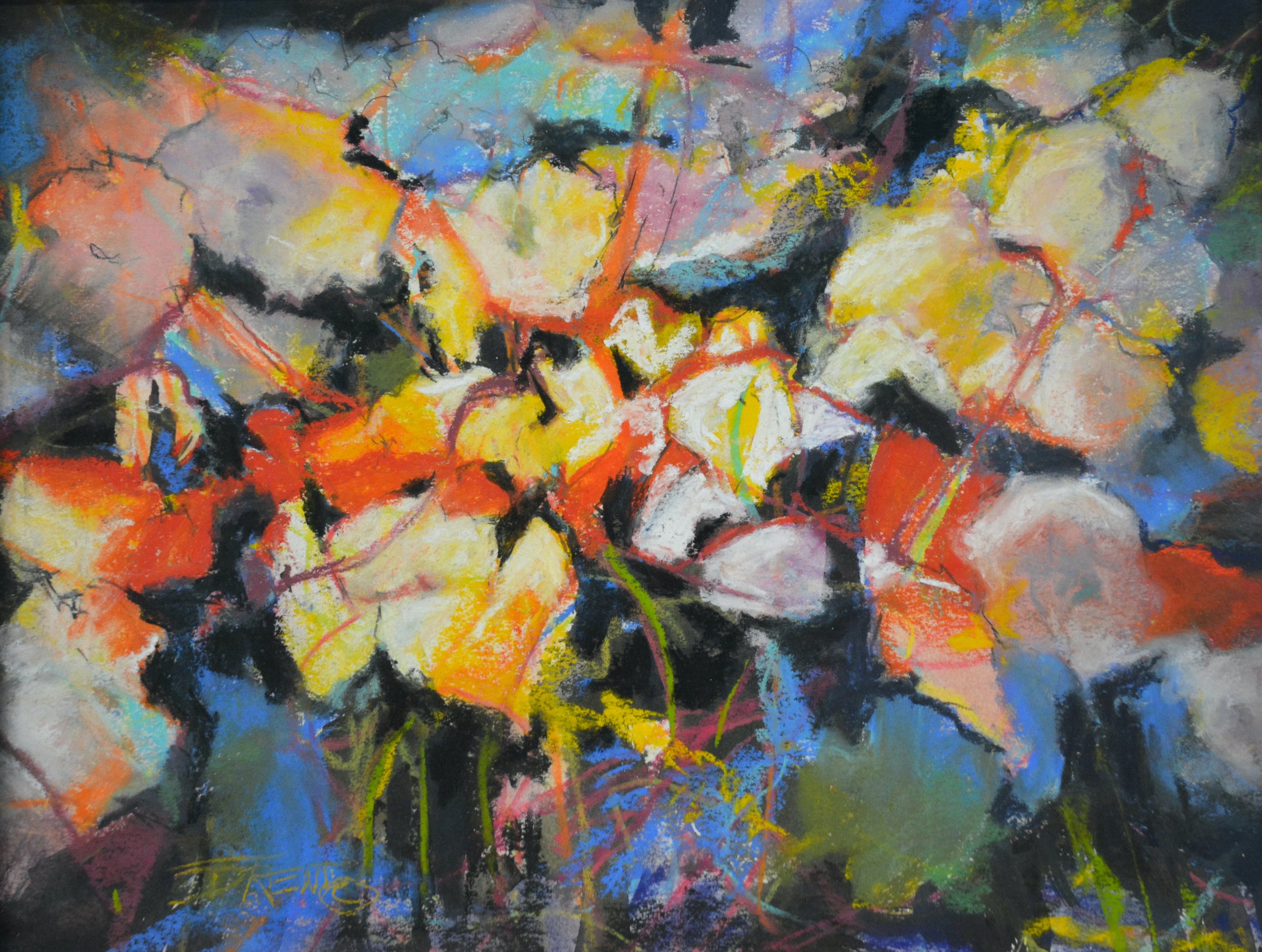 Bouncing Back   14 X 18. Pastel. $525