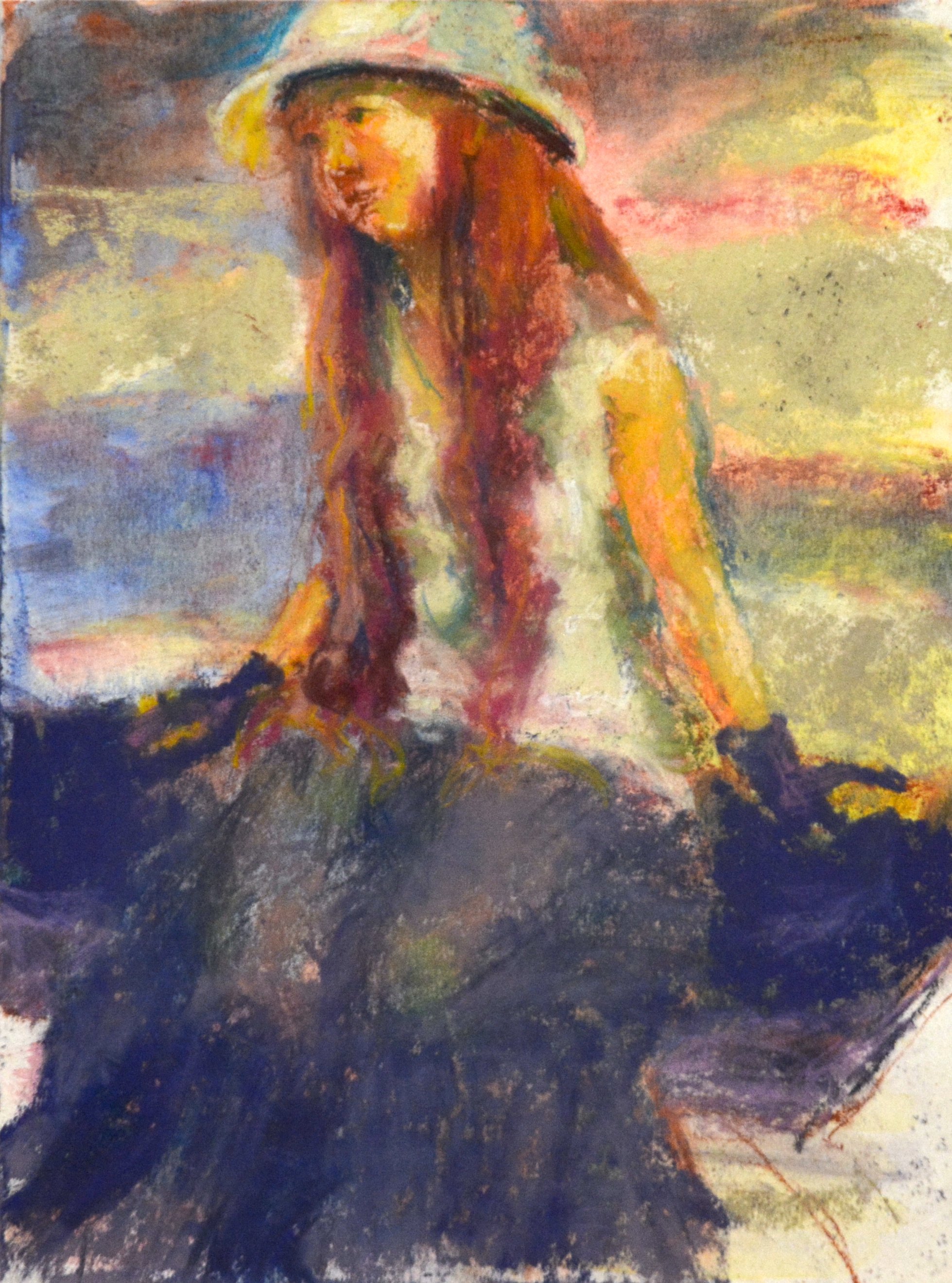 Is It OK?  12 x 9  Pastel   $200