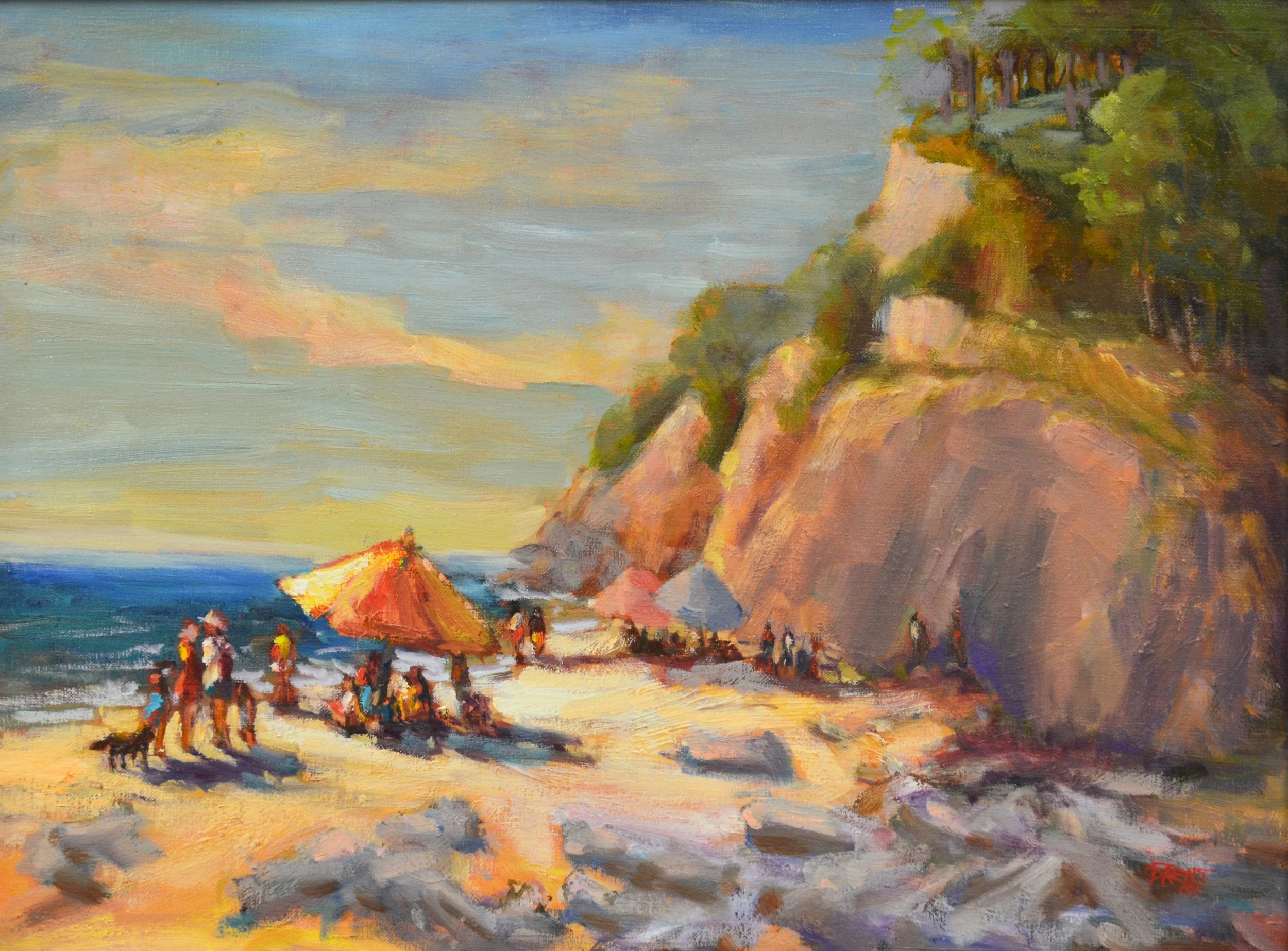 On the Oregon Coast  18 x 24.  Oil $600