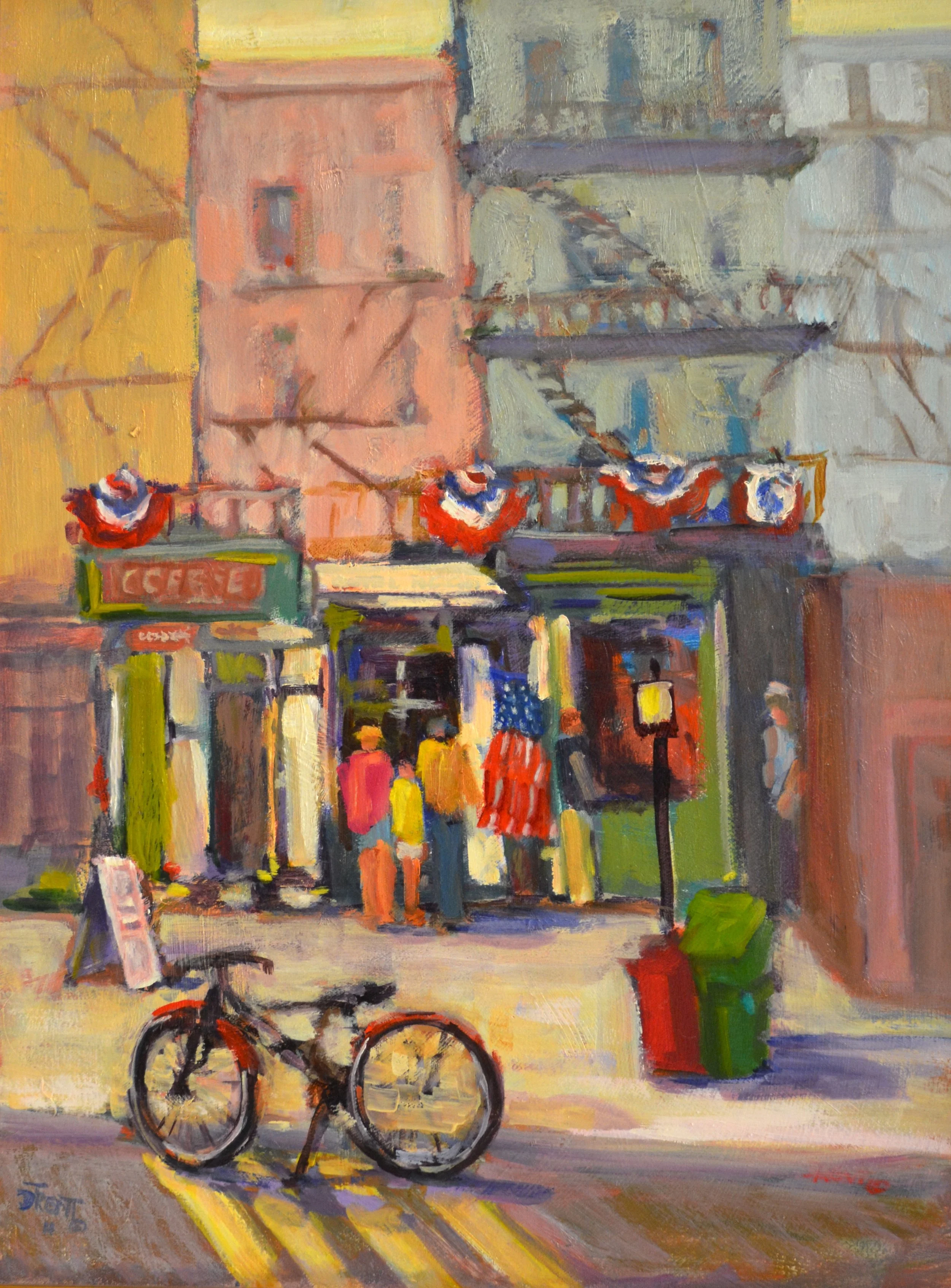 Flag Day Parade. 18 x 24. Oil.  $600