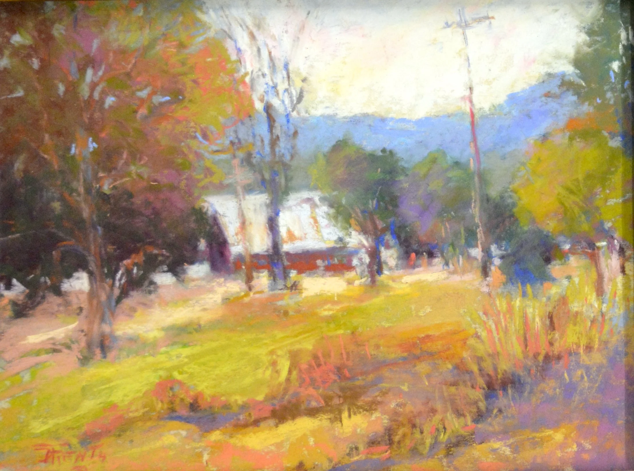 Fall Grasses   9 X 12   Pastel.  $250