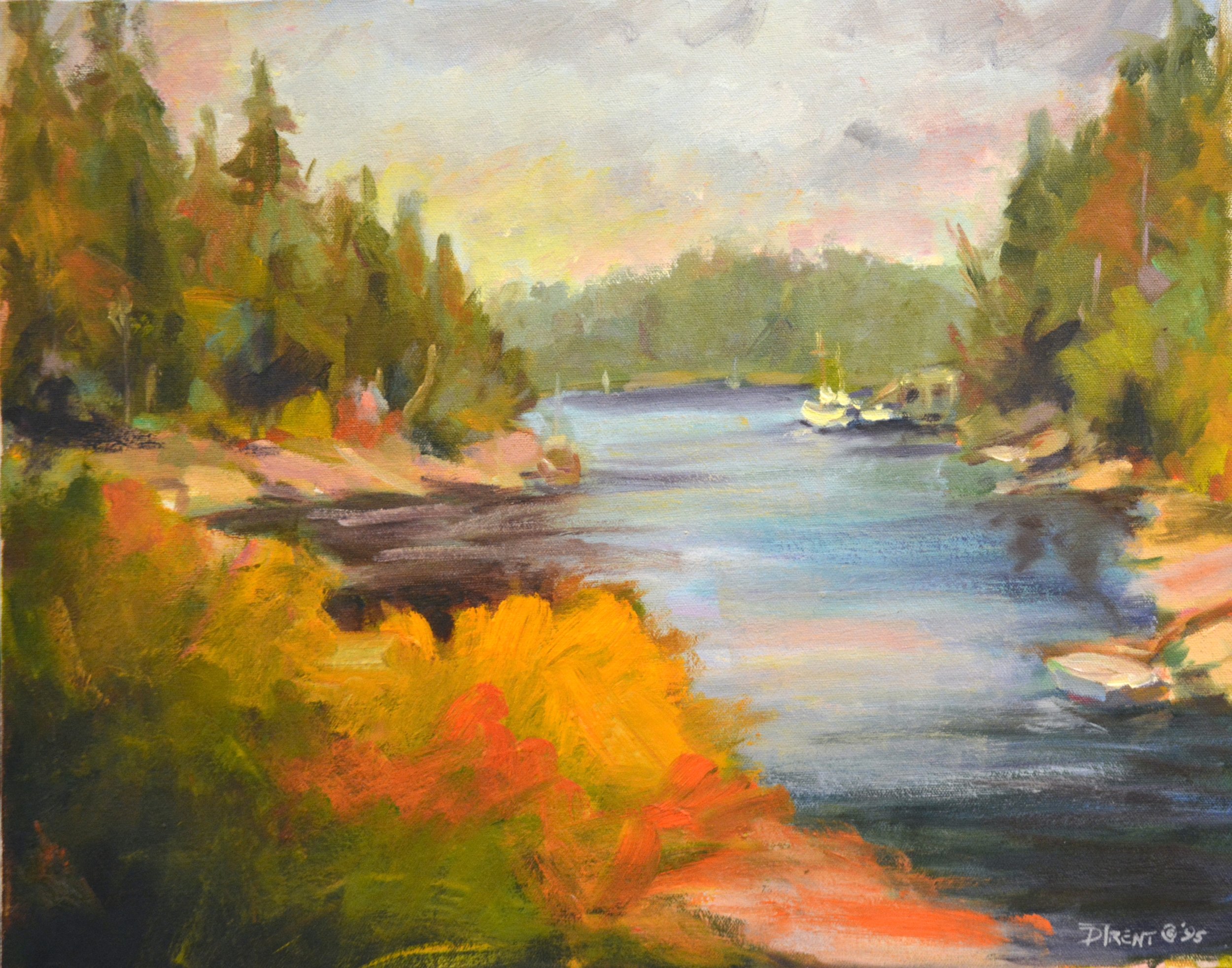 Rosedale Inlet 16 X 20  Oil.   $550