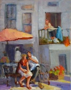 Under Watchful Eyes 20 X 16 Oil.  $550