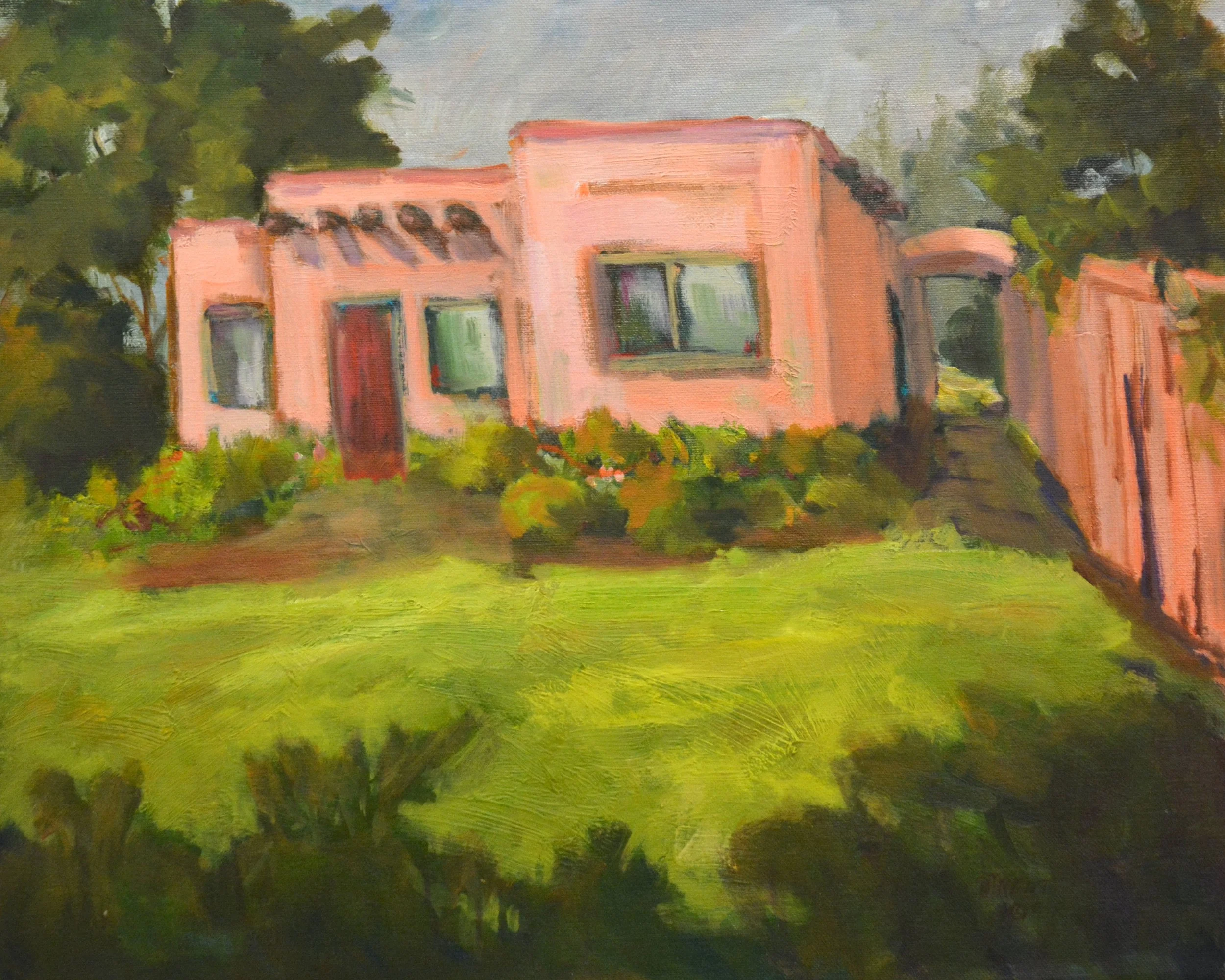 Santa Fe Home 16 X 20   Oil     $550