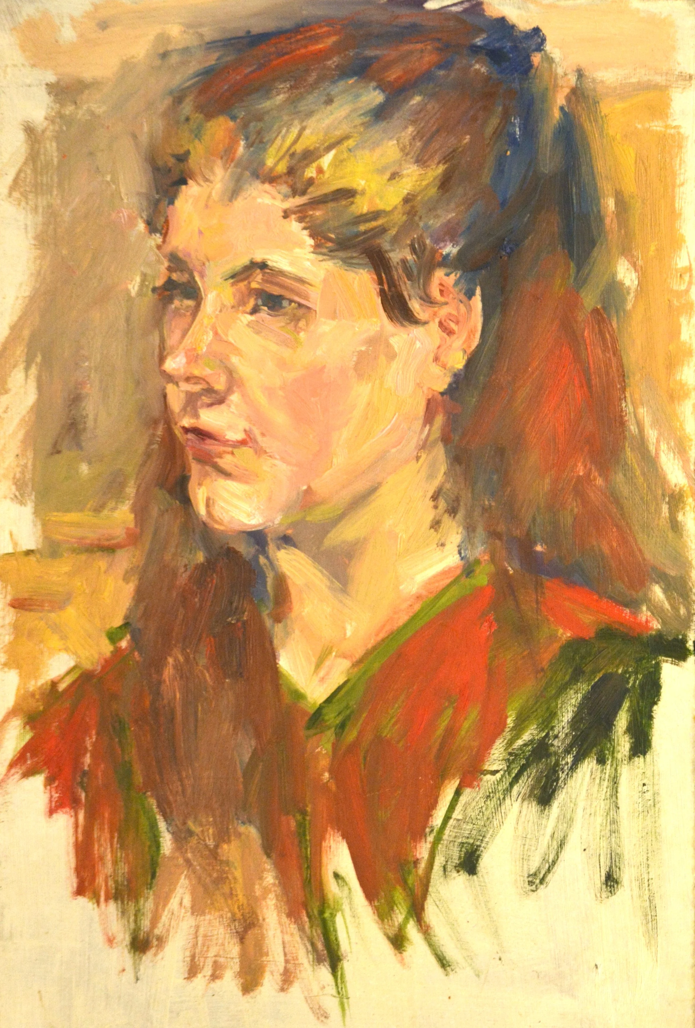 Pony Tail  14 X 11   Oil.  $300