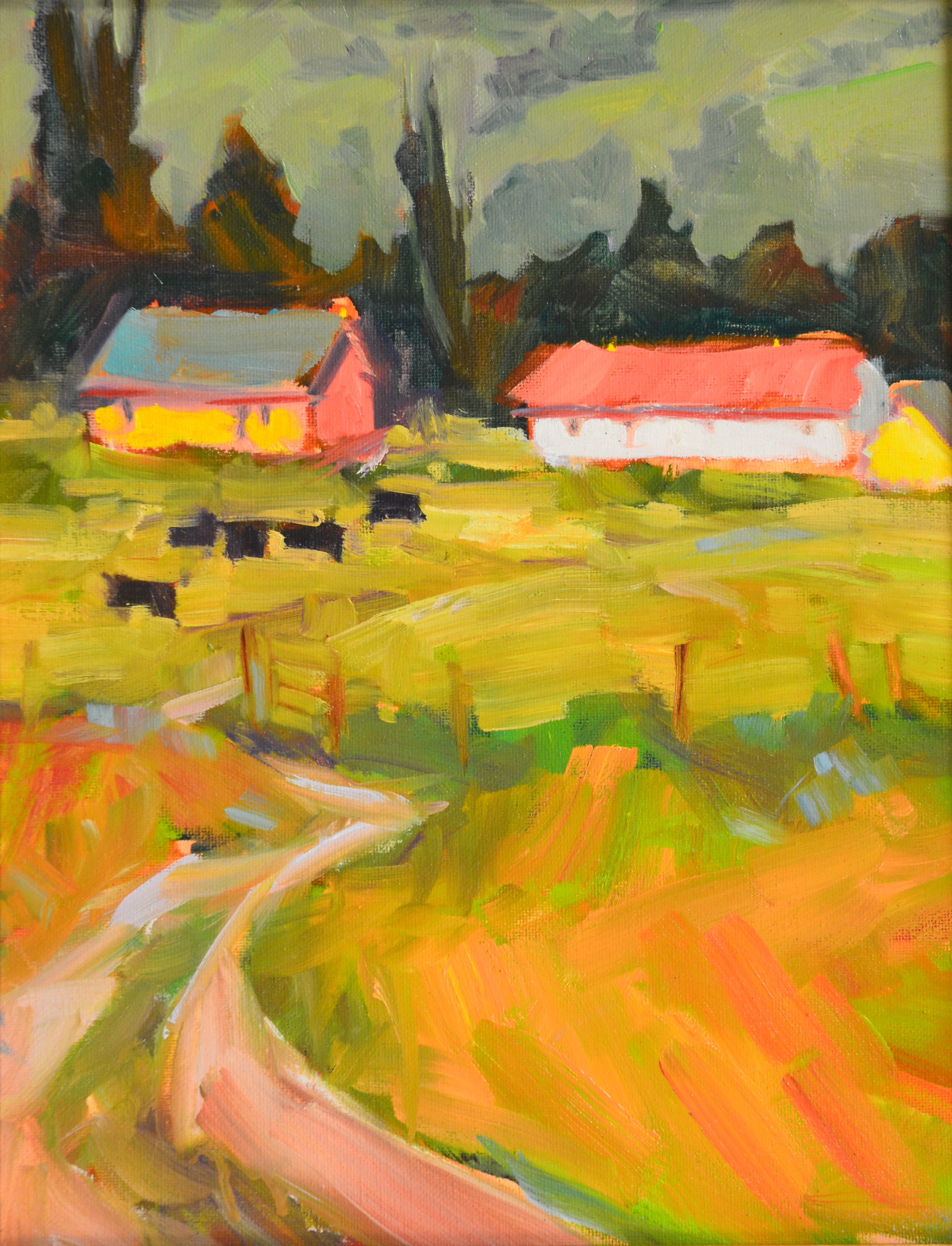 The Open Gate.  20 X 10  Oil.   $425