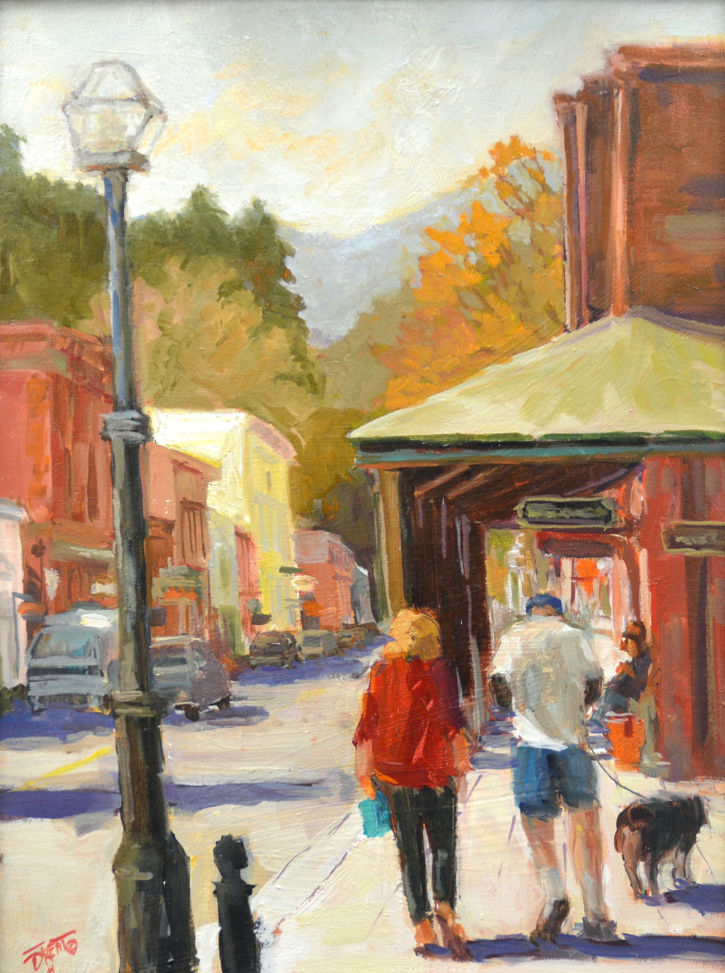 Jacksonville Couple.   24 X 18.   Oil.  $600.00