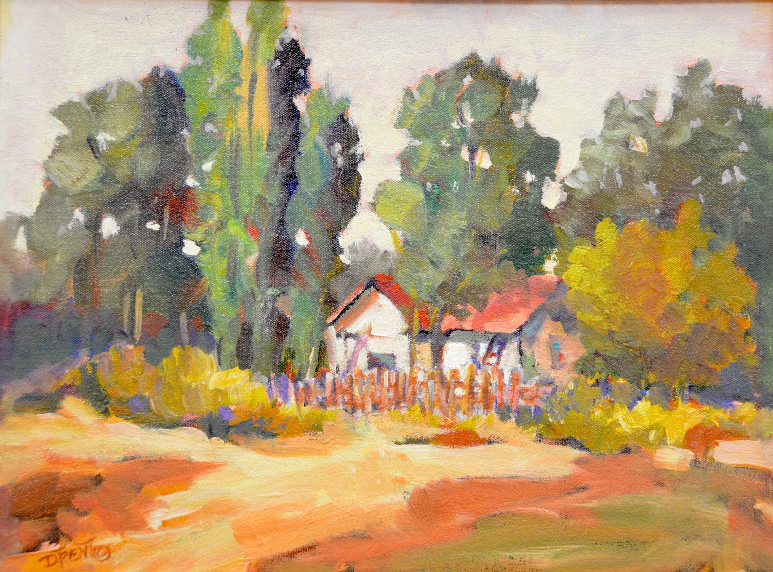 The Picket Fence.      Oil