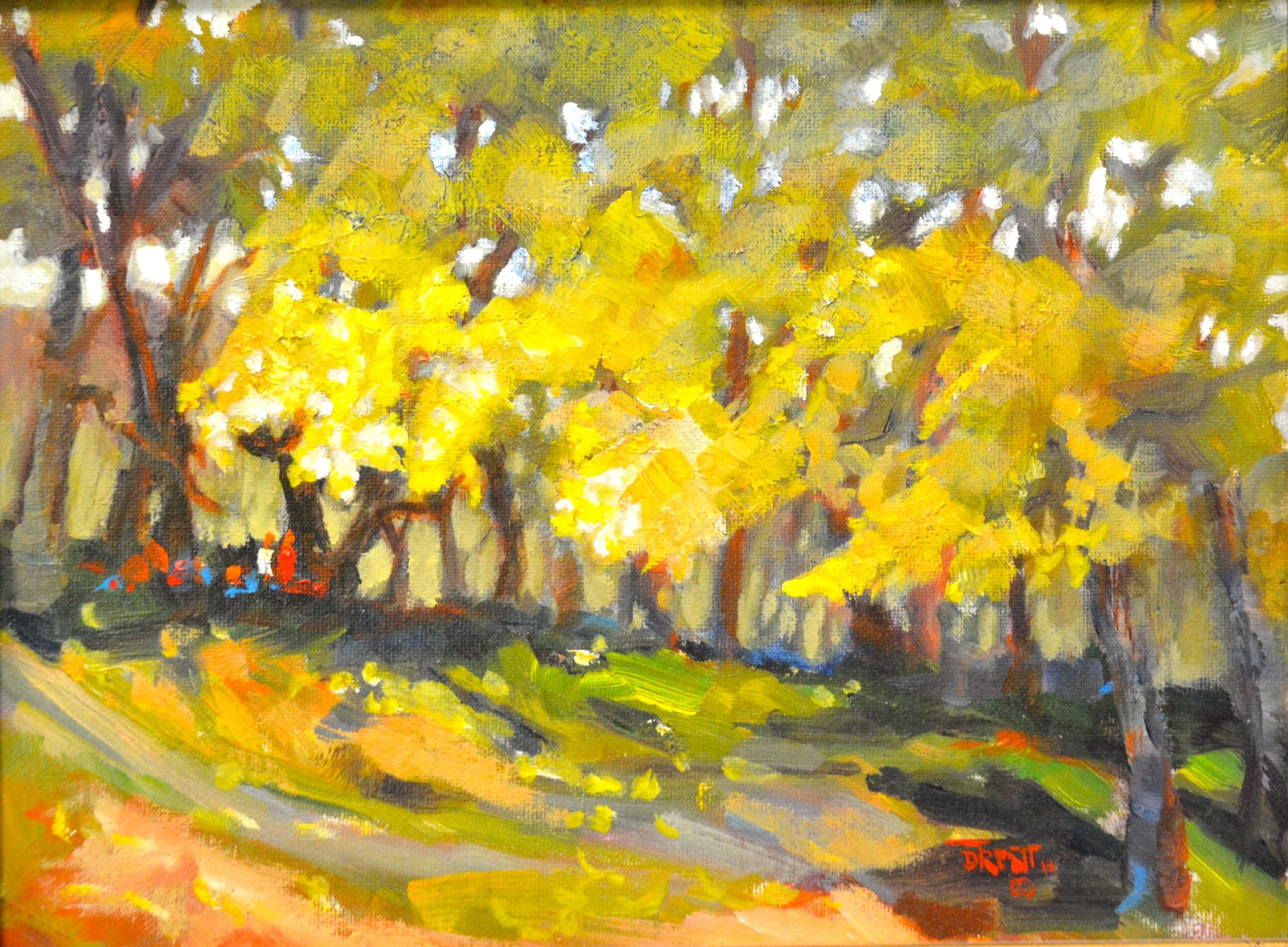 Grove of Madronas.    Oil