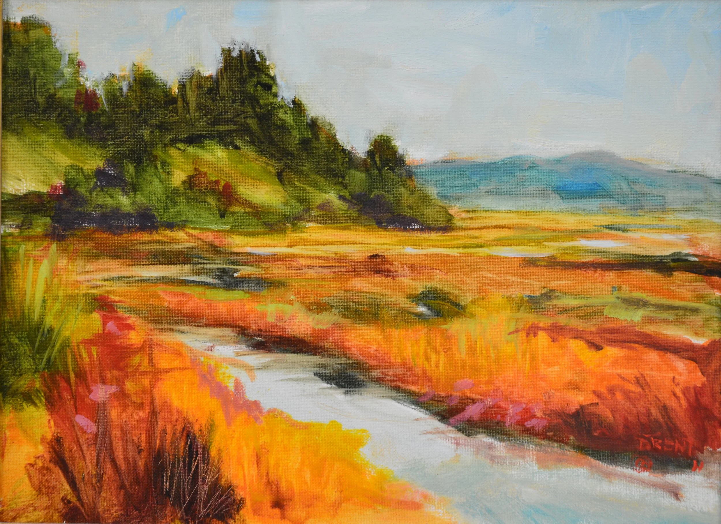 Whidby Marshes.    Oil