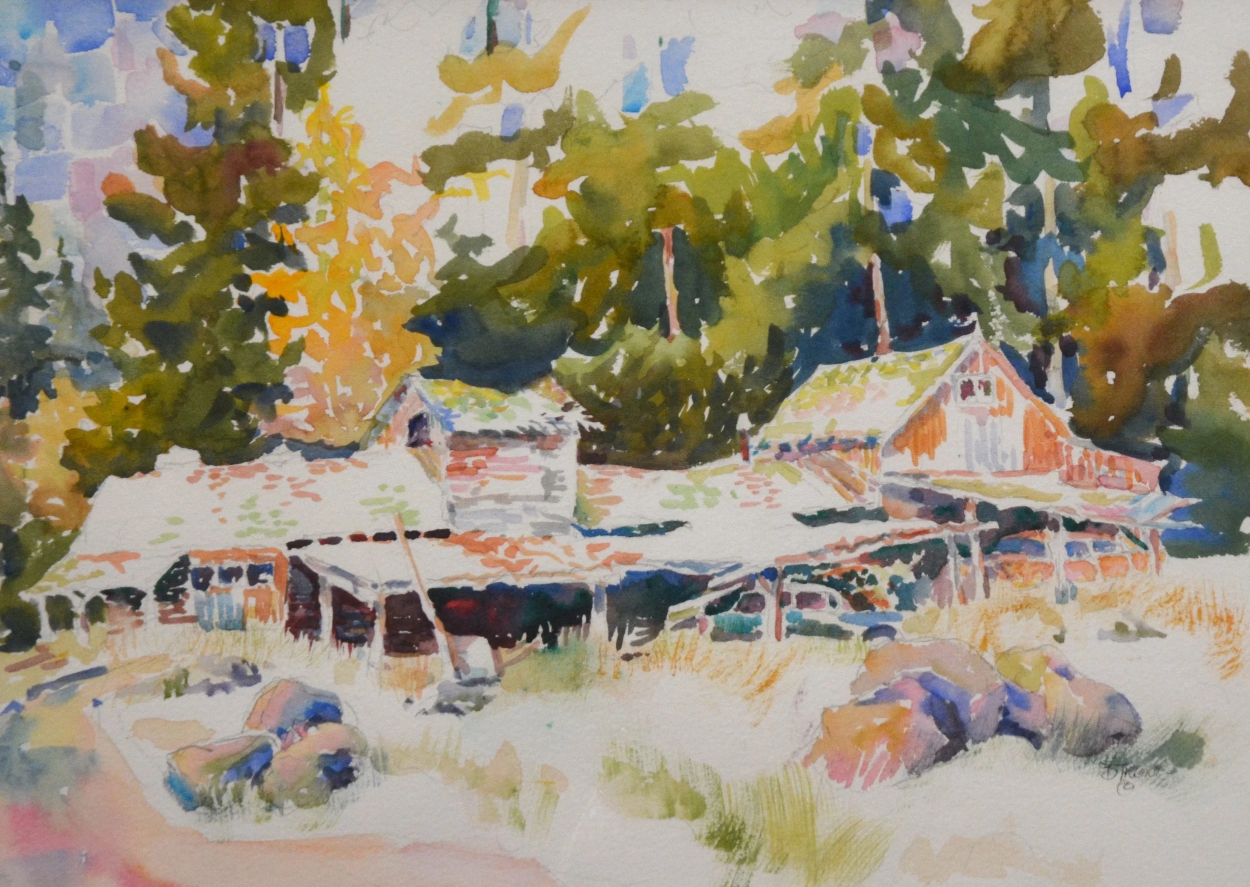 Collection of the Old.        Watercolor