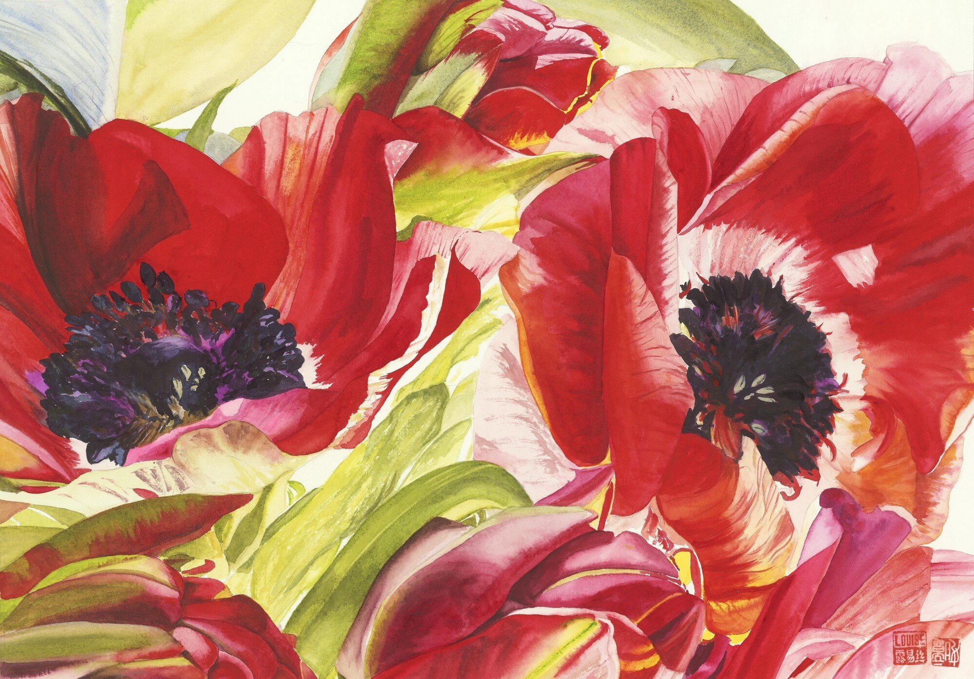 Anemones and Tulips, 2015