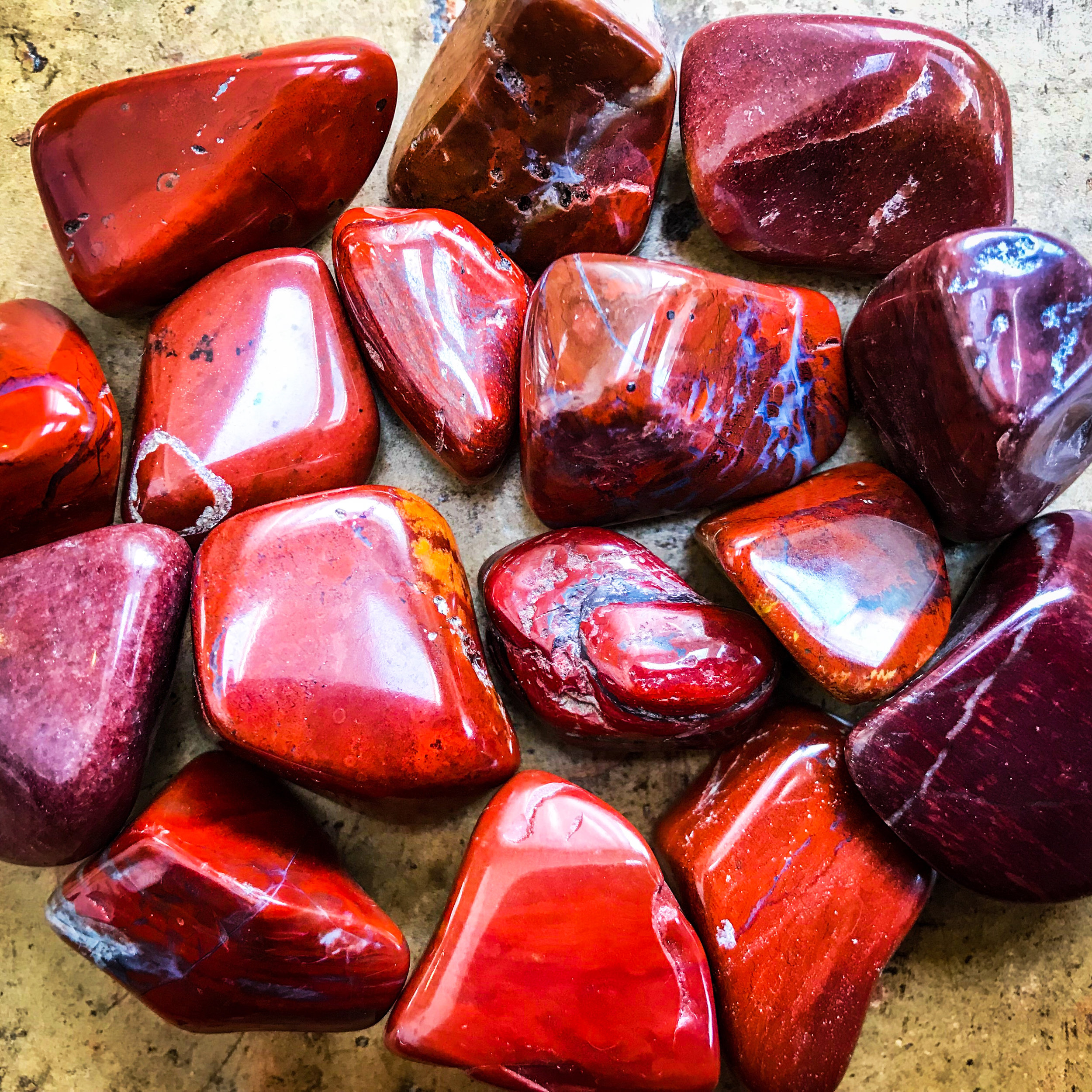 jasper polished stone