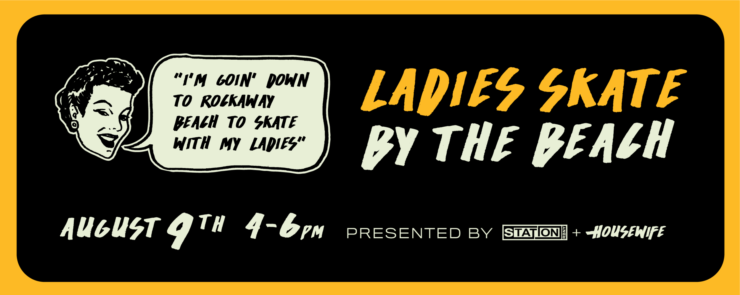 Ladies Skate By The Beach