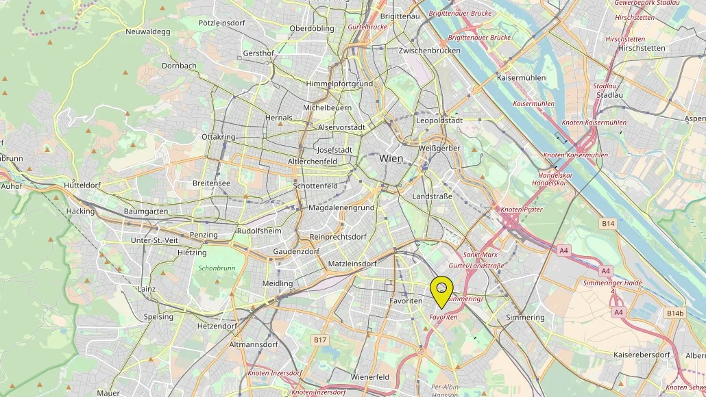 Map Source: (c) OpenStreetMap Show bigger map: OpenStreetMap , Google Maps