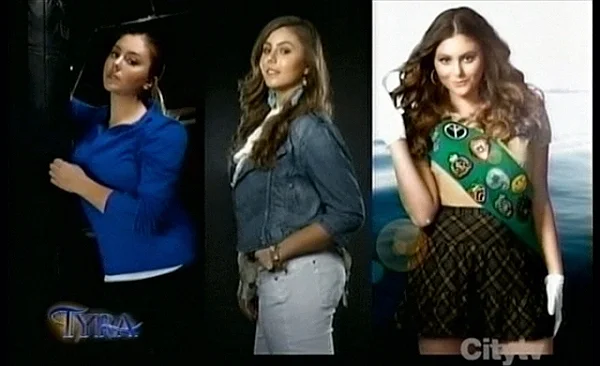 From left to right: Activewear shoot, Torrid shoot, Fergie shoot