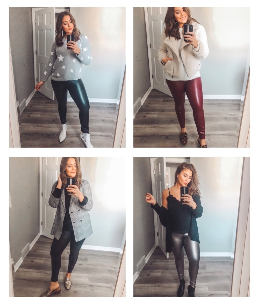 Your Guide Faux Leather Leggings — Caralyn Mirand Koch