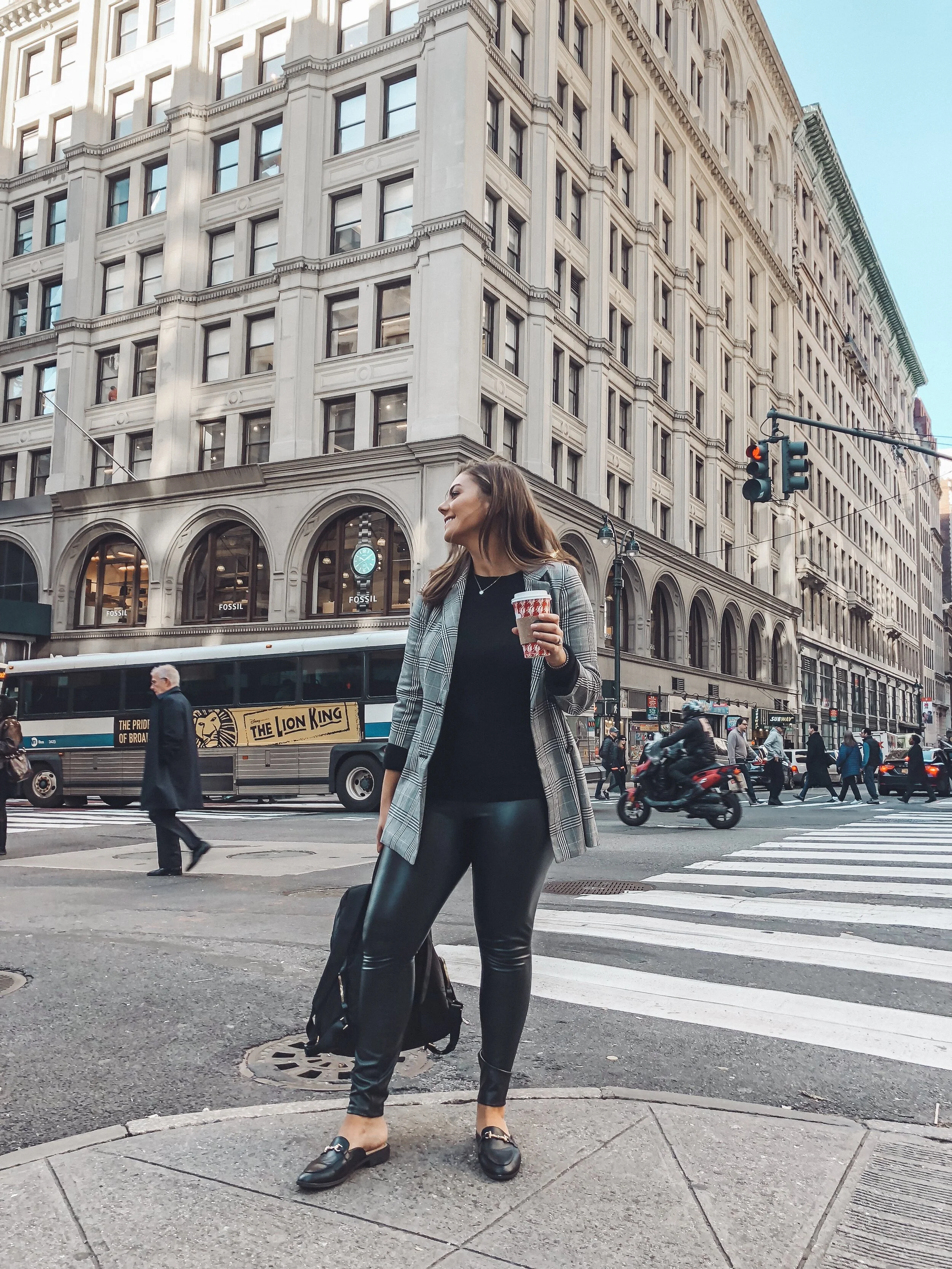 Faux Leather Leggings Outfit Ideas — Caralyn Mirand Koch