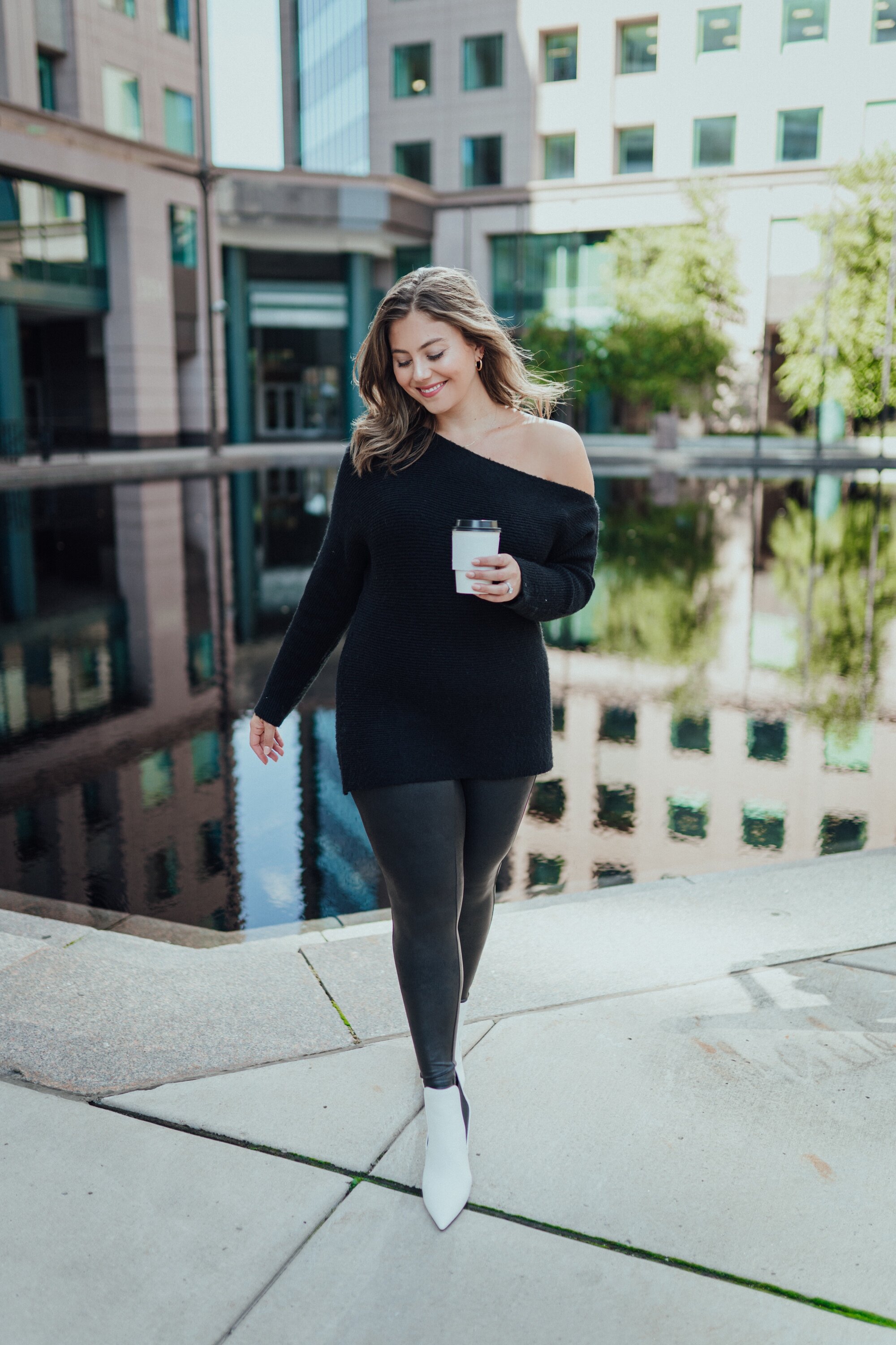 Faux Leather Leggings: Outfit Ideas — Caralyn Mirand Koch