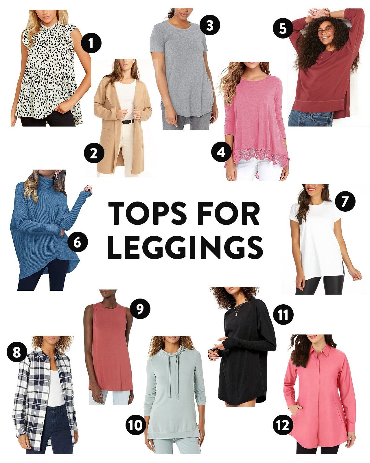 23 Tops to Wear With Leggings This Fall 2023 | Become Chic-nextbuild.com.vn