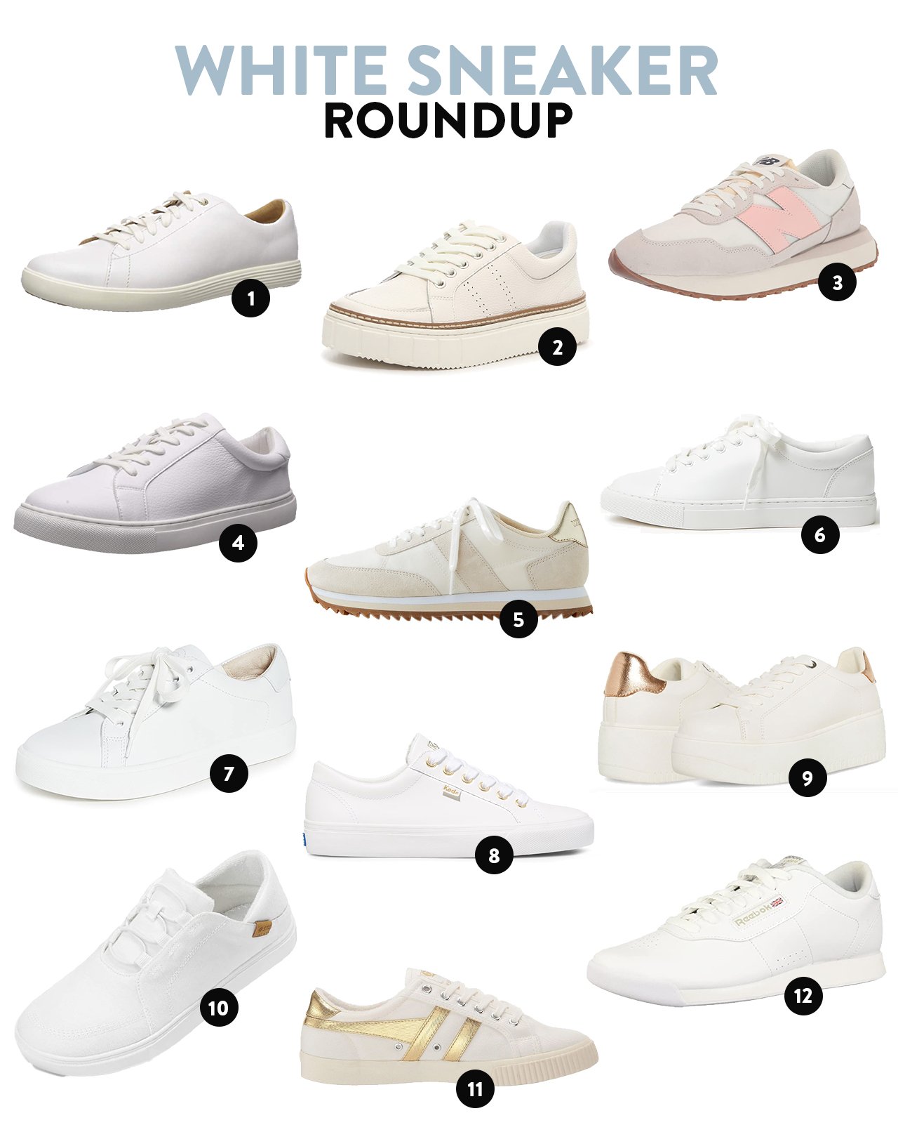 White Sneaker Favorites and How To Keep Them Clean — Caralyn Mirand Koch
