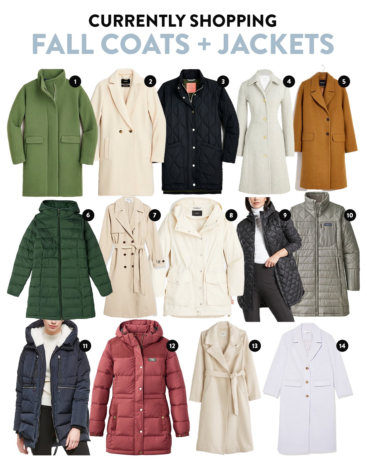 Currently Shopping: Fall Coats + Jackets — Caralyn Mirand Koch