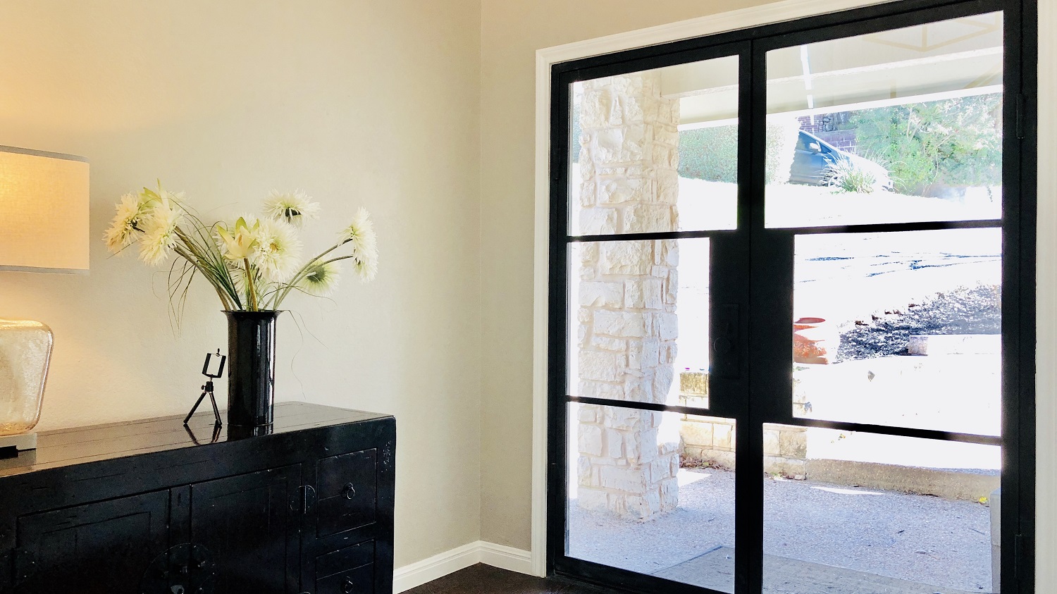 Glass Door Entry