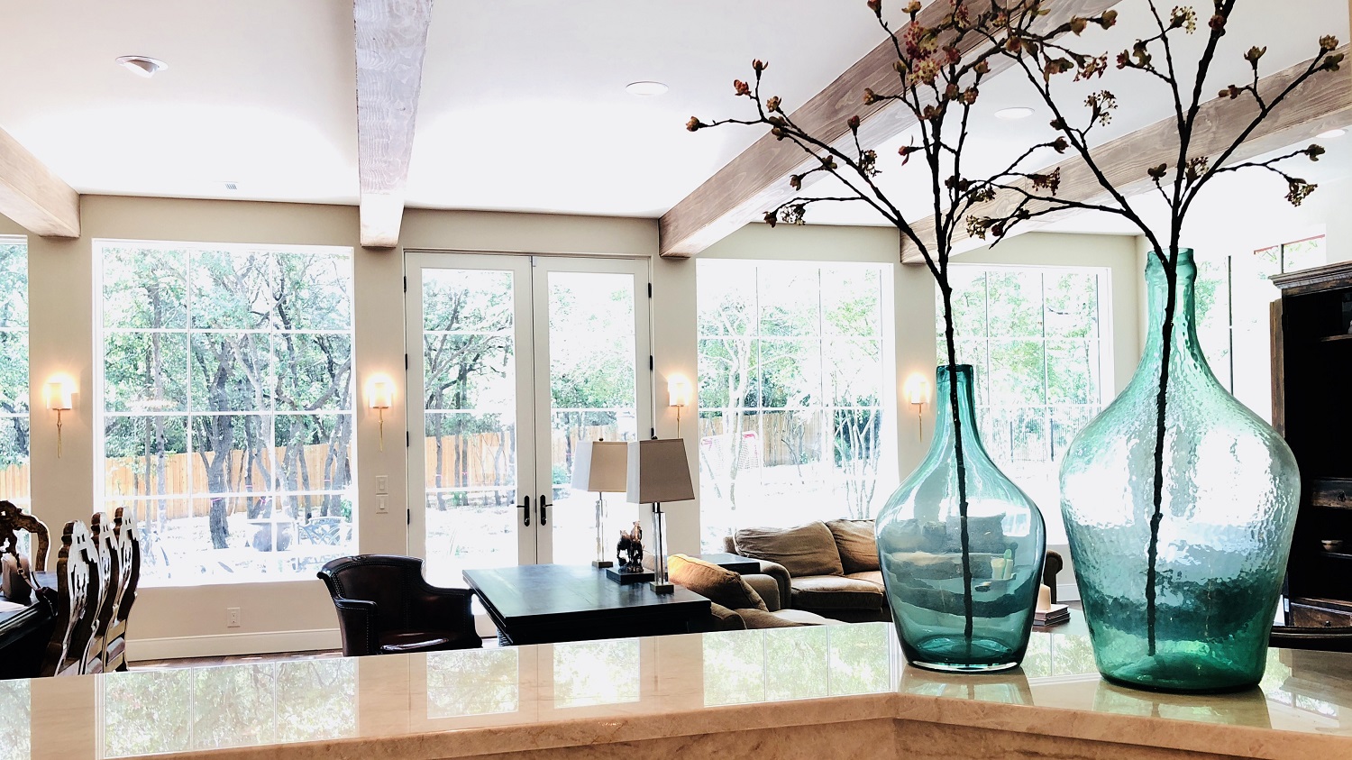 Open Floor Plan Living Room View