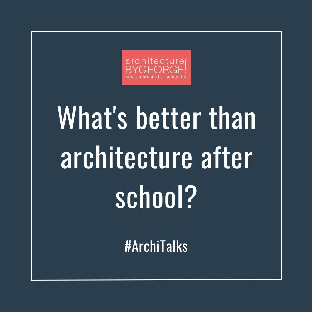 What's better than architecture after school? #ArchiTalks